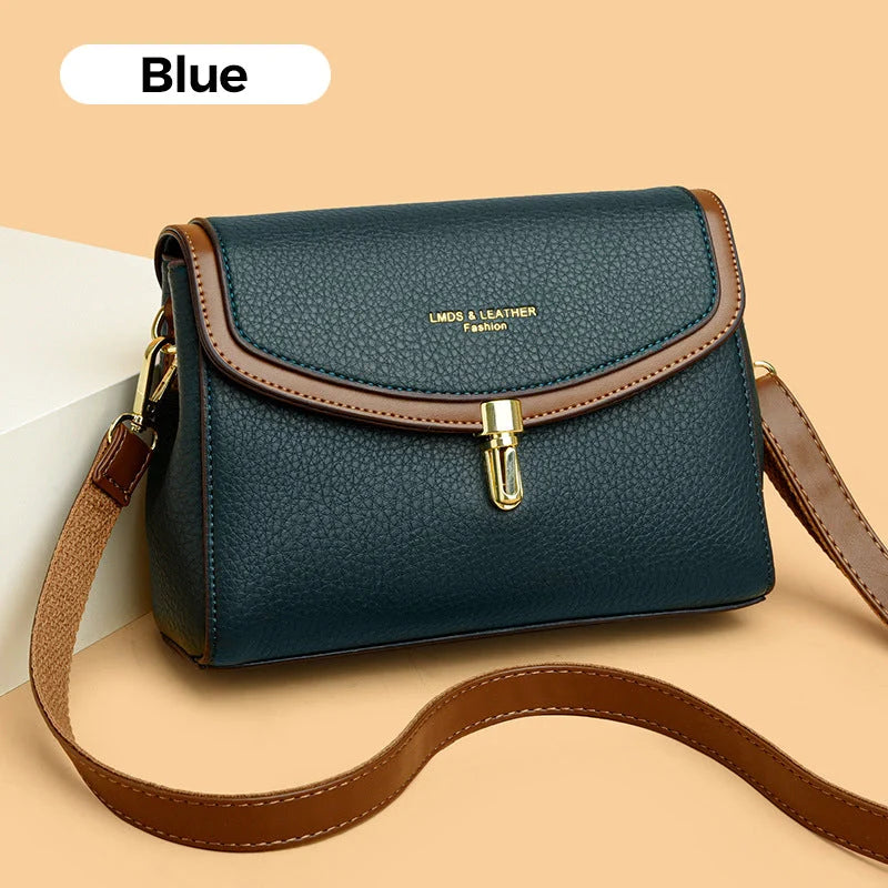 Elegant Women's Crossbody Bag in a Uniform Color