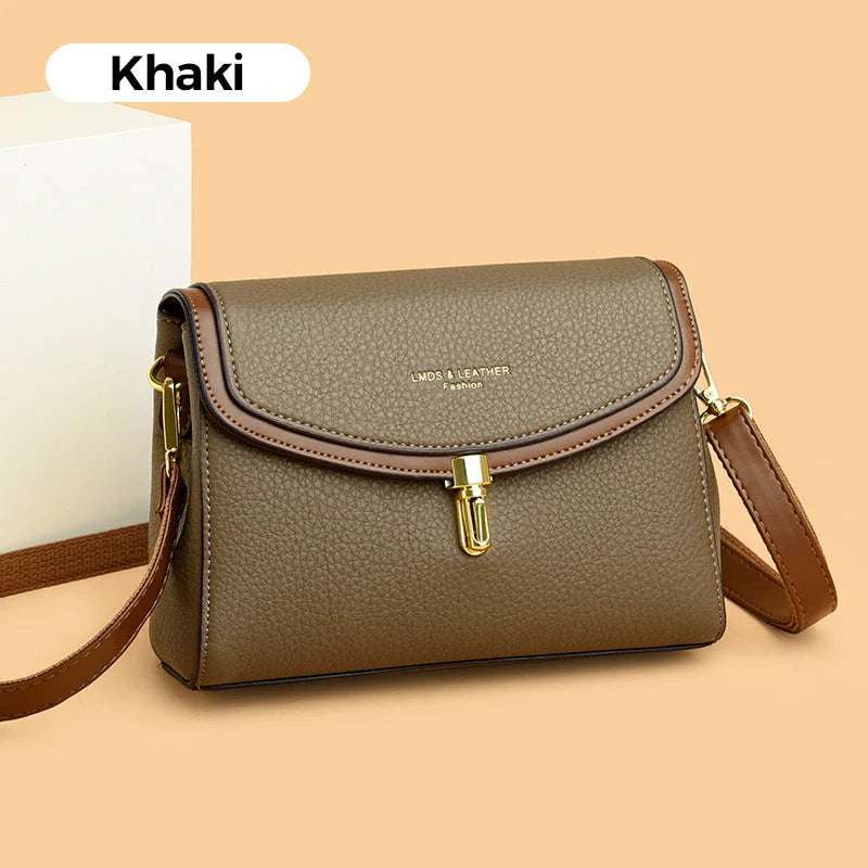 Elegant Women's Crossbody Bag in a Uniform Color