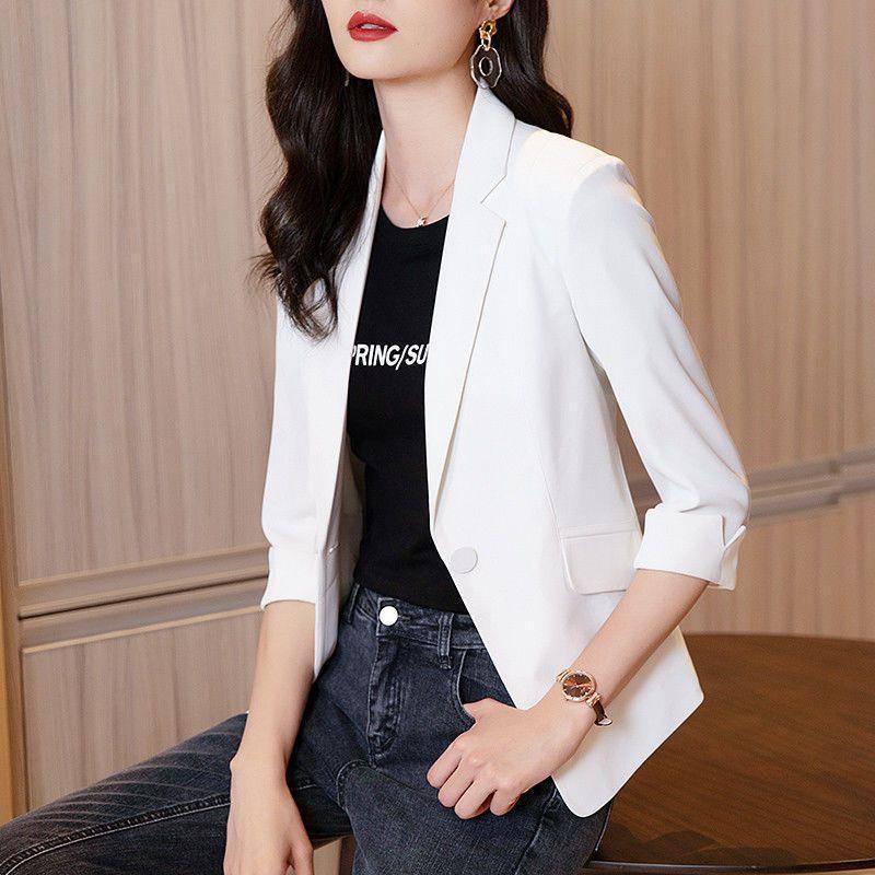 Slim-Fit Three-Quarter Sleeve Blazers