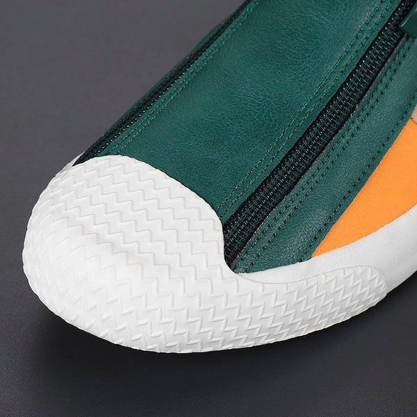 Claude Monet Leather Trainers