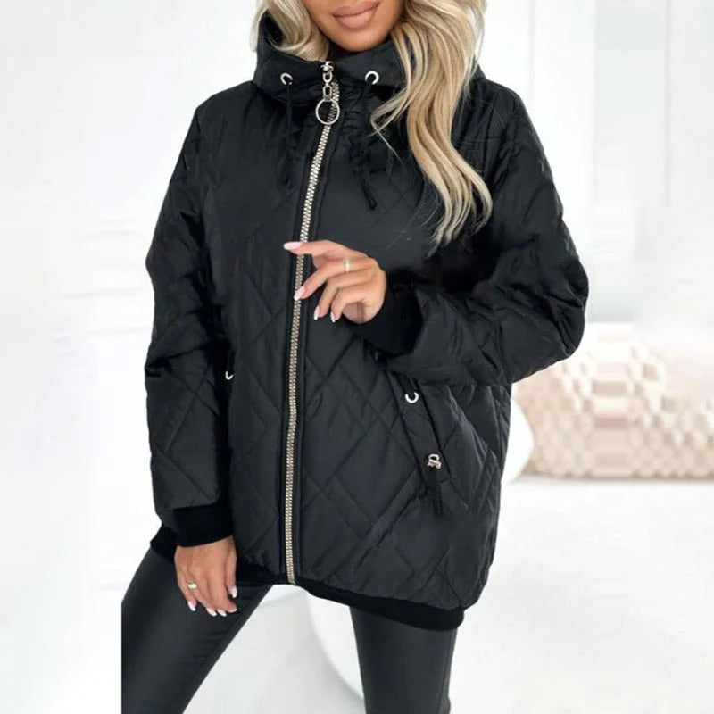 Women's Quilted Hooded Winter Parka