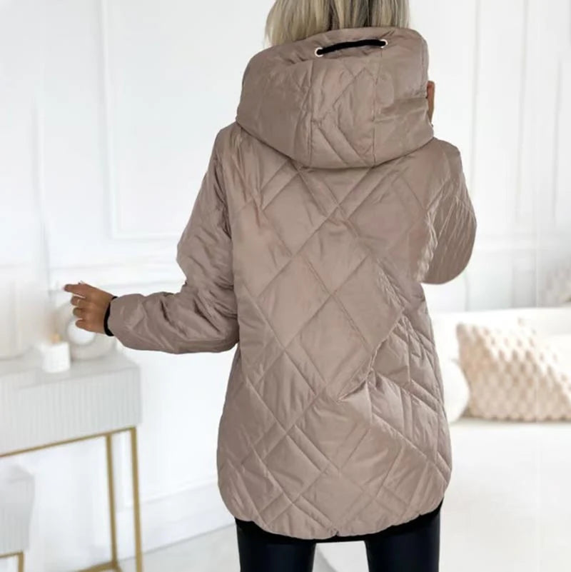 Women's Quilted Hooded Winter Parka