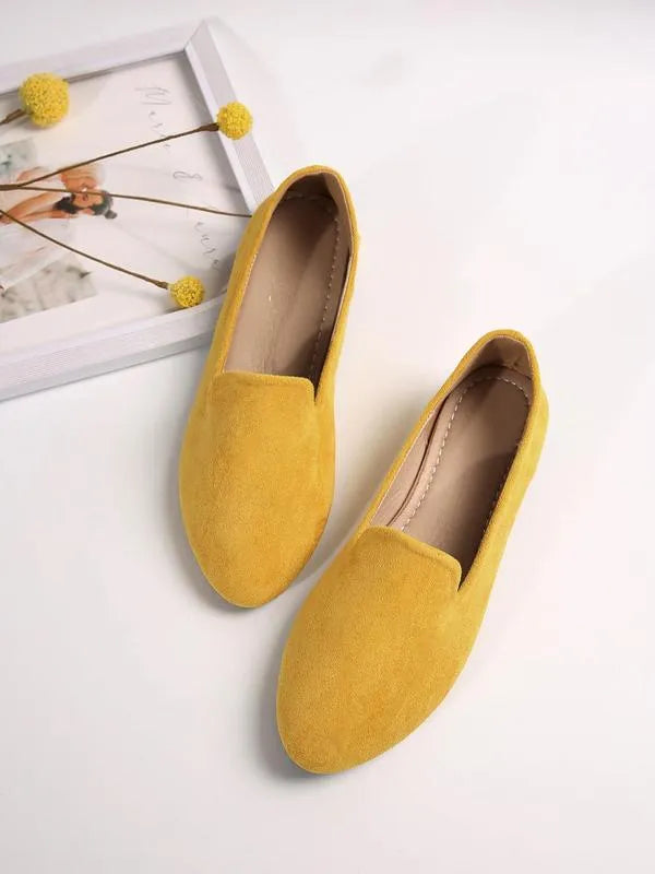 Women’s Pointed Toe Supportive Leather Flats