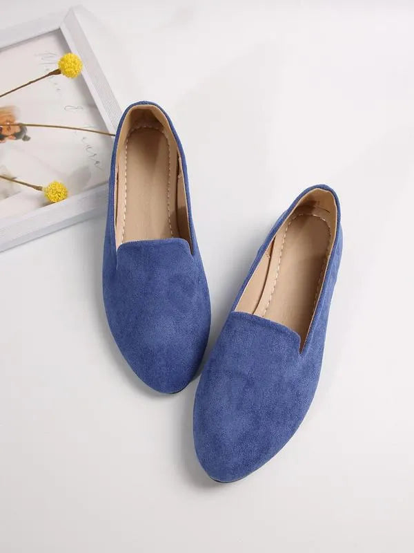Women’s Pointed Toe Supportive Leather Flats