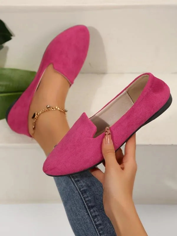 Women’s Pointed Toe Supportive Leather Flats