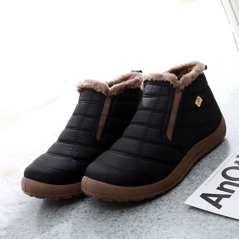 Men's Waterproof Slip-On Winter Orthopedic Boots