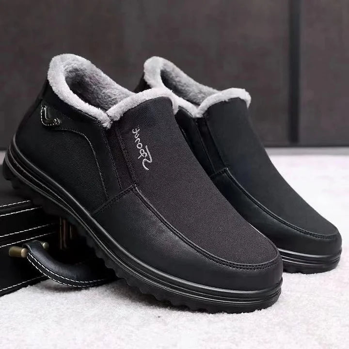 Men's Winter Fleece Waterproof Warm Non-Slip Shoes