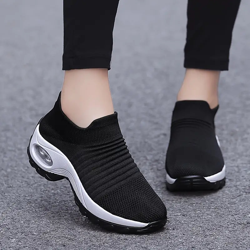 Women's Air Cushion Slip-On Walking Sneakers