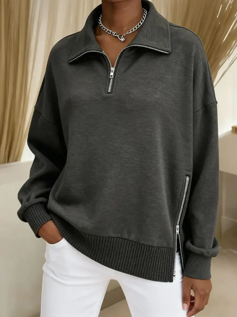 Women’s Casual Half-Zip Hoodie