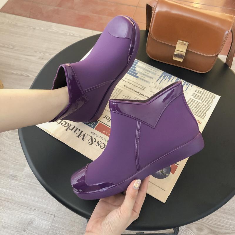Women’s Short Waterproof Anti-Slip Rain Ankle Boots