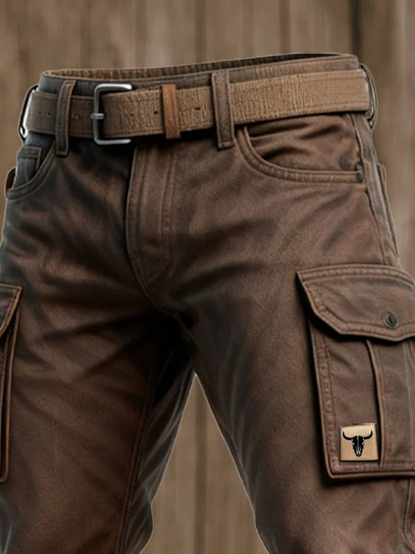 Men’s Insulated Cotton Canvas Utility Trousers