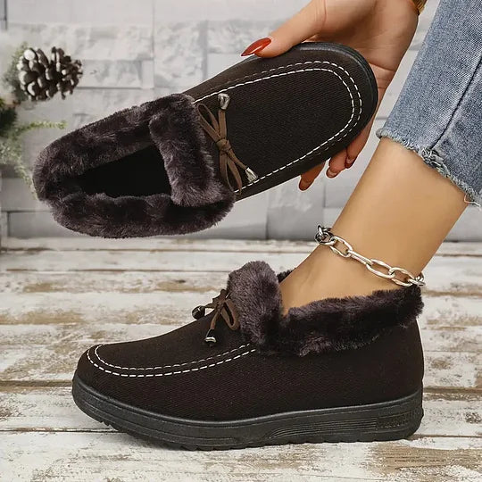 Women’s Wool-Lined Orthopaedic Non-Slip Winter Shoes