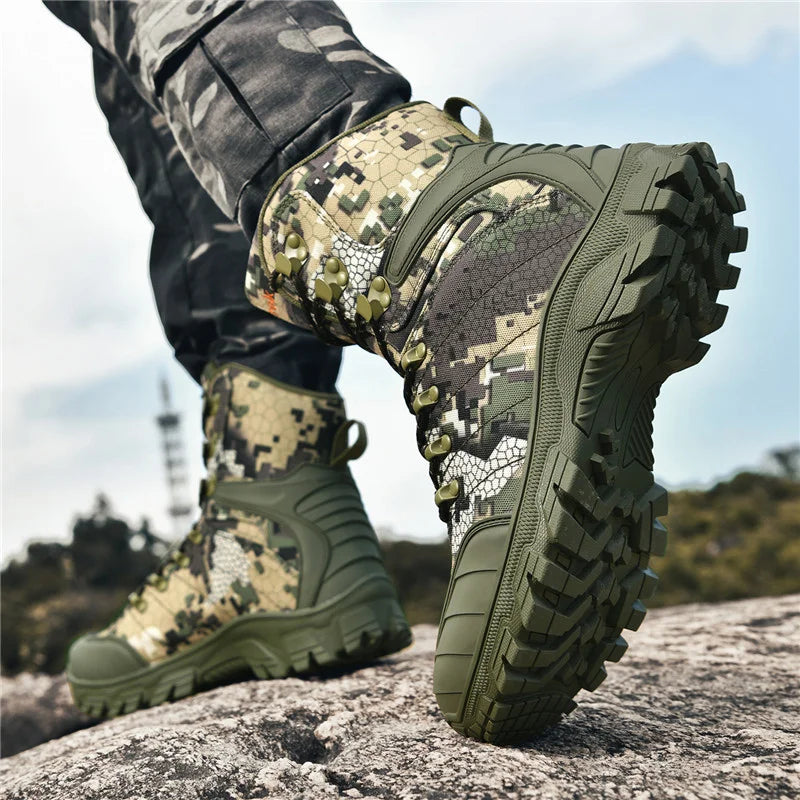 Men’s Waterproof Anti-Slip Tactical Work & Field Boots