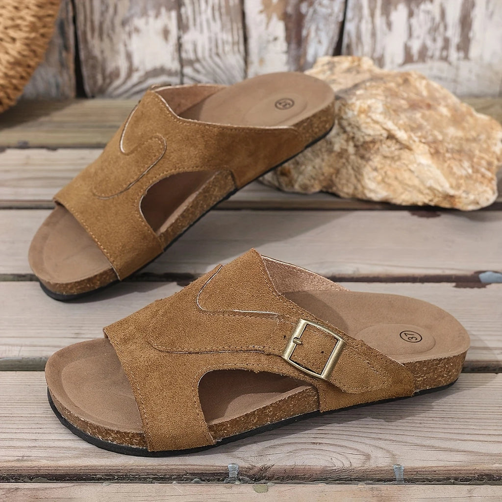 Cork Slides - Non-Slip Thick Sole Sandals