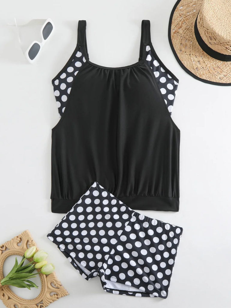 Women's two-piece polka dot✨ swimsuit