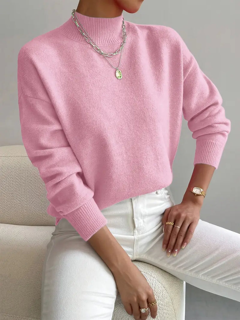Women's Comfortable High Neck Sweater