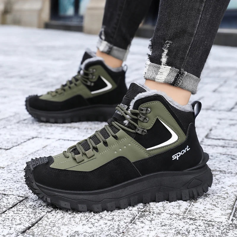 Men’s Heavy-Duty Waterproof Orthopaedic Hiking & Work Boots