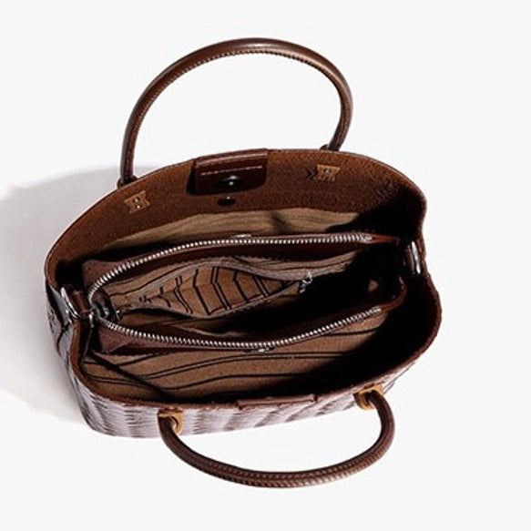 Structured Woven Tote Bag