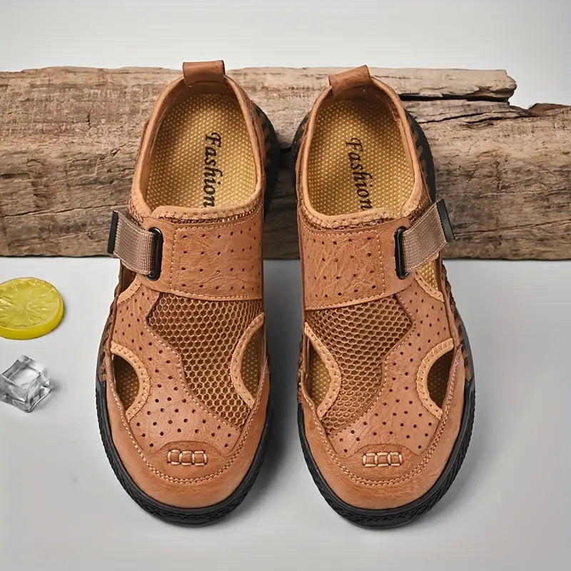 Men's Breathable Casual Shoes – Lightweight PU Sole & Cushioned Comfort