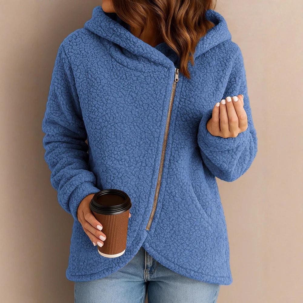 Women’s Winter Cotton Zip Hoodie