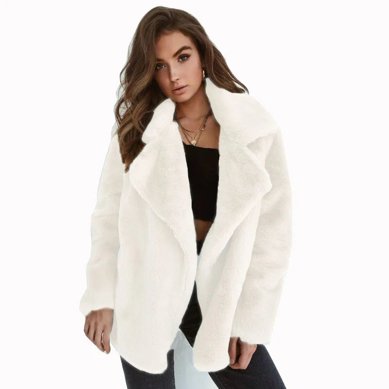 Women’s Plush Wool-Lined Fleece Jacket