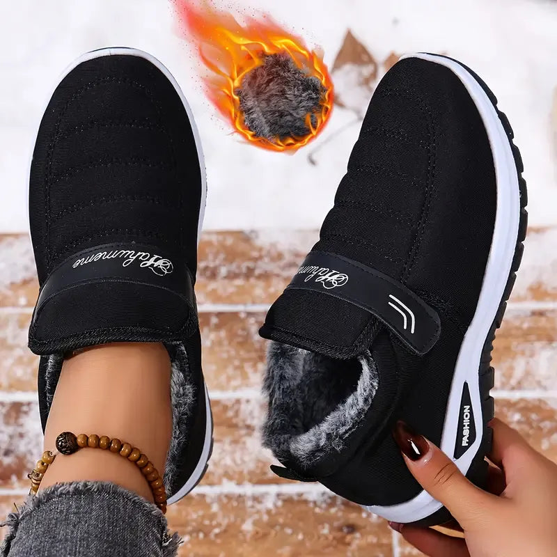 Women’s Non-Slip Winter Warm Slip-On Orthopaedic Trainers