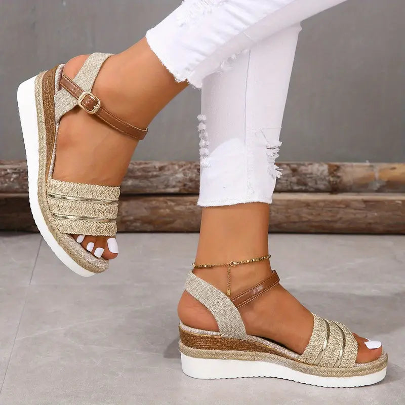 Women's Strappy Block Heel Sandals