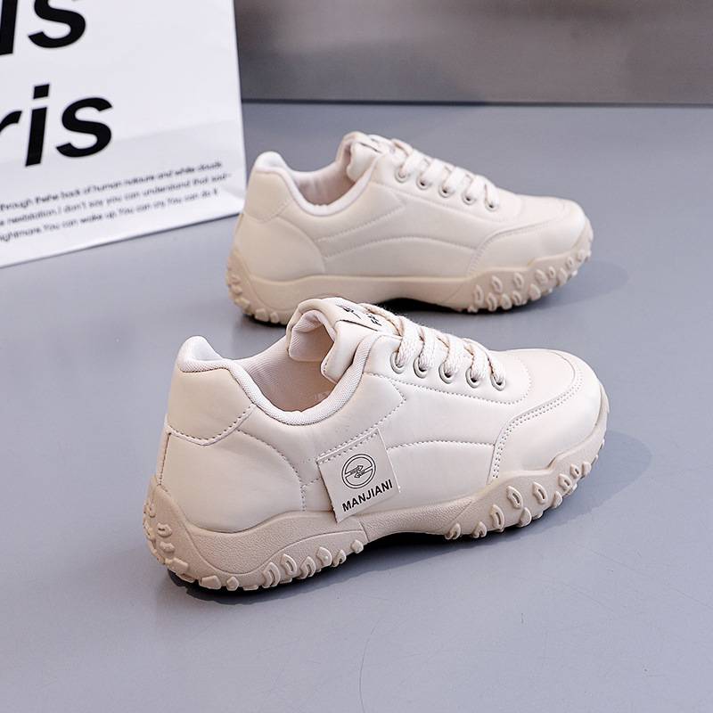 Women’s Chunky Grip-Sole Lace-Up Trainers