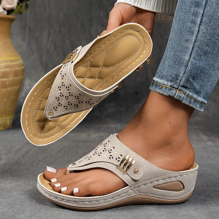 Comfort Slip-On Wedge Sandals for Women