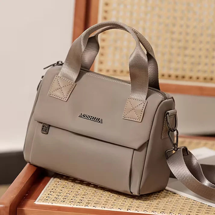 Womenβs Large Capacity Multi Compartment Nylon Crossbody Bag