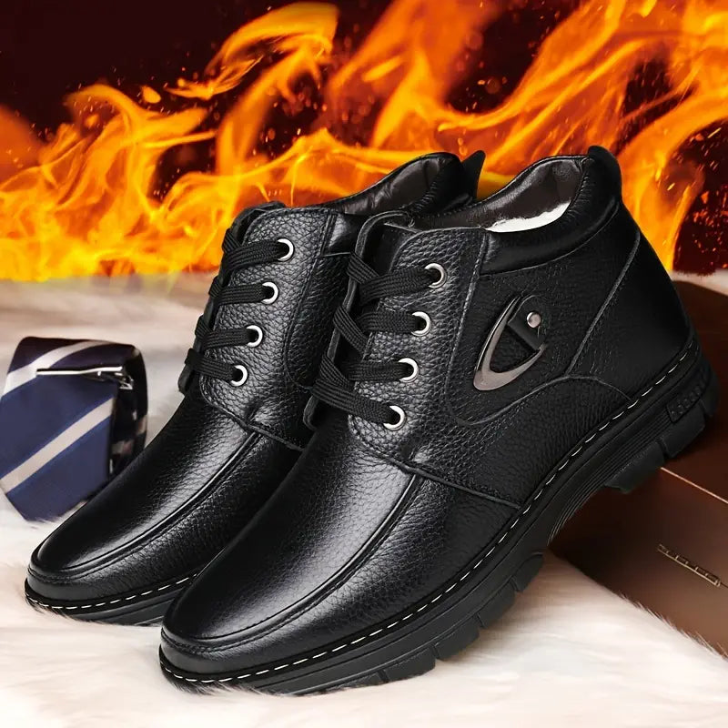 Men's Thermal Leather Winter Boots