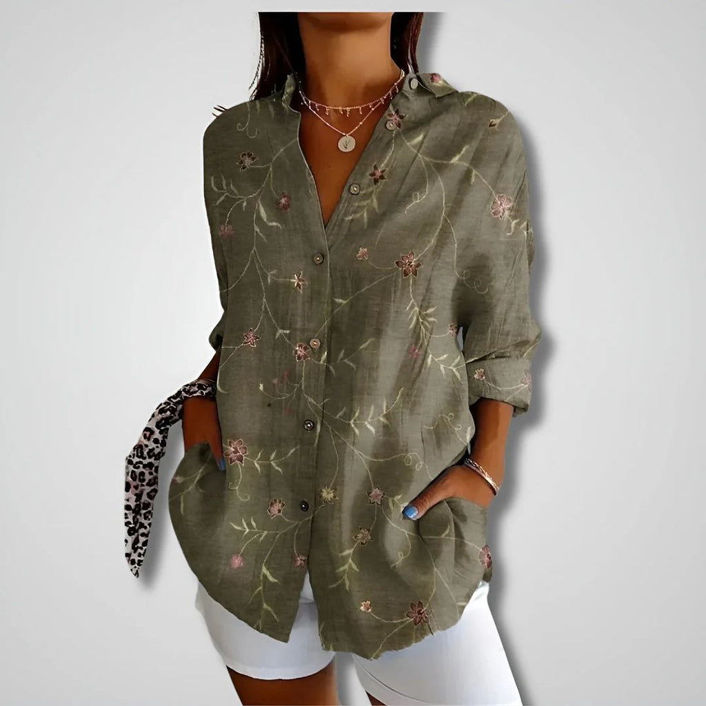 Stylish Long Sleeve Blouse