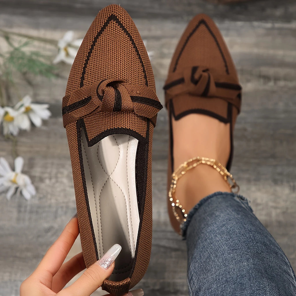 Classic Mary Jane Flats - Pointed Toe, Slip-On, All-Day Comfort