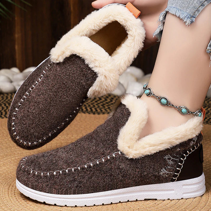 Women's Handmade Comfortable Slip-on Snow Shoes