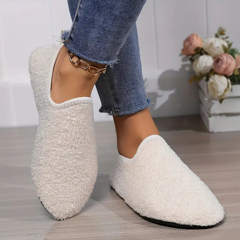 Ultra Soft Cozy Fleece House Slippers