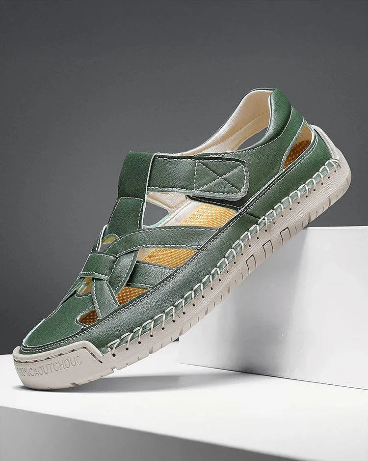 🔥 All-Day Comfort Men’s Leather Fisherman Sandals