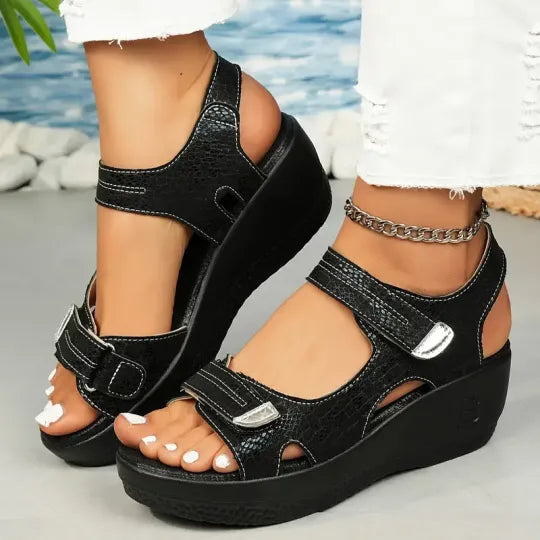 Women’s Adjustable Strap Comfort Platform Sandals