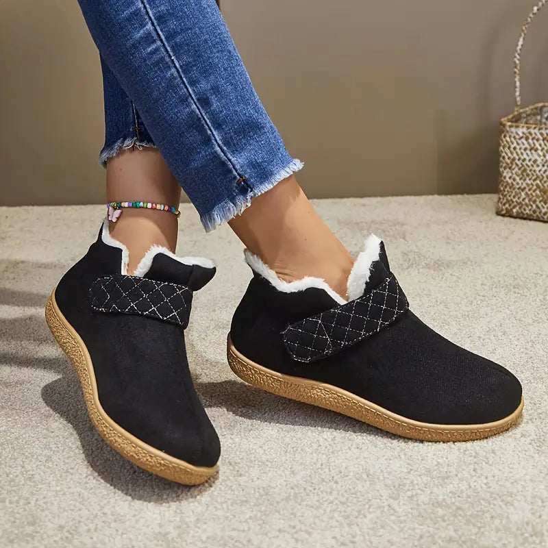 Women's Cozy Fleece-Lined Ankle Boots