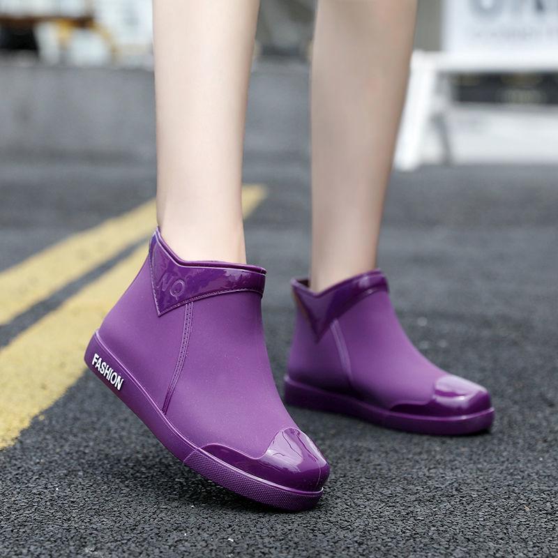 Women’s Short Waterproof Anti-Slip Rain Ankle Boots