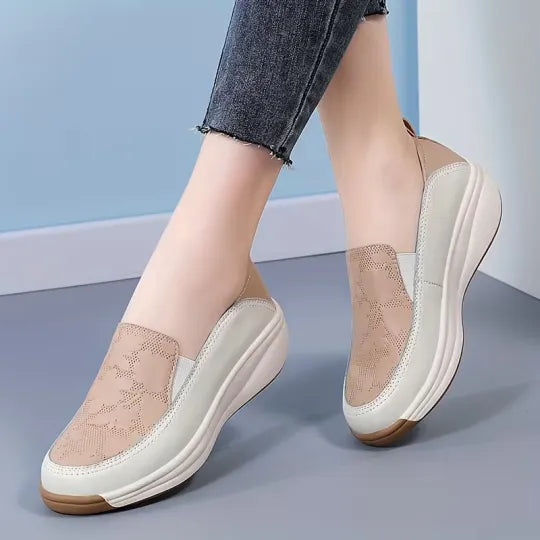 Women’s Breathable Orthotic Support Slip On Loafers