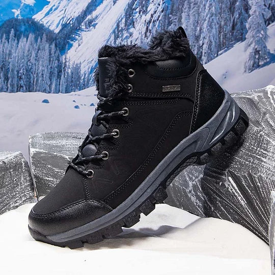 Men’s Orthopaedic Waterproof Wide-Toe Hiking Work Boots