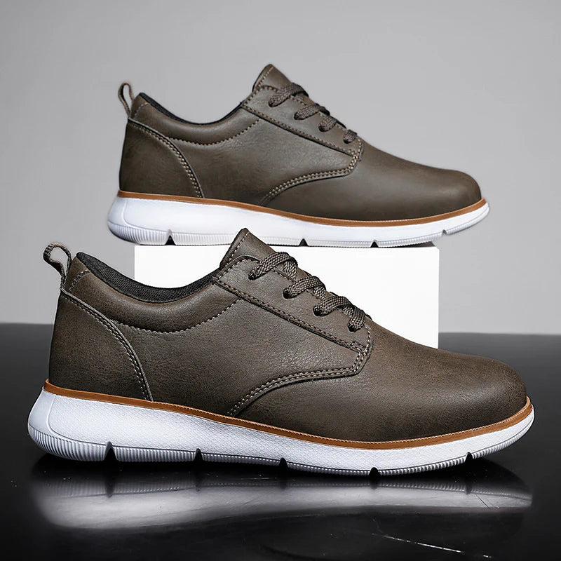 Grant Court Leather Trainers