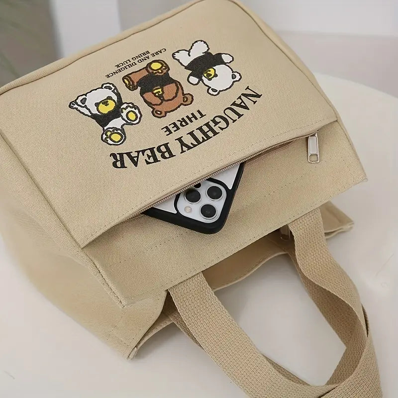 Naughty Bear Canvas Tote Bag