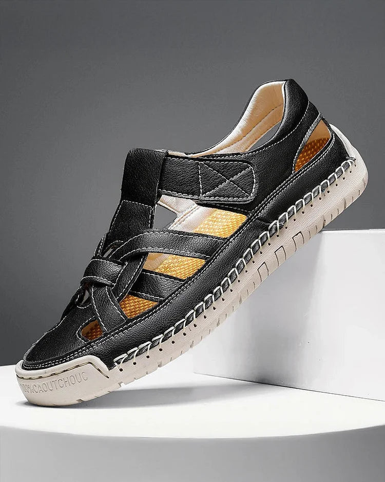 🔥 All-Day Comfort Men’s Leather Fisherman Sandals