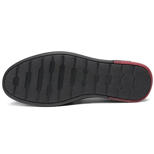 Men’s Leather-Look Slip-On Loafers – Classic Comfort Meets Everyday Elegance