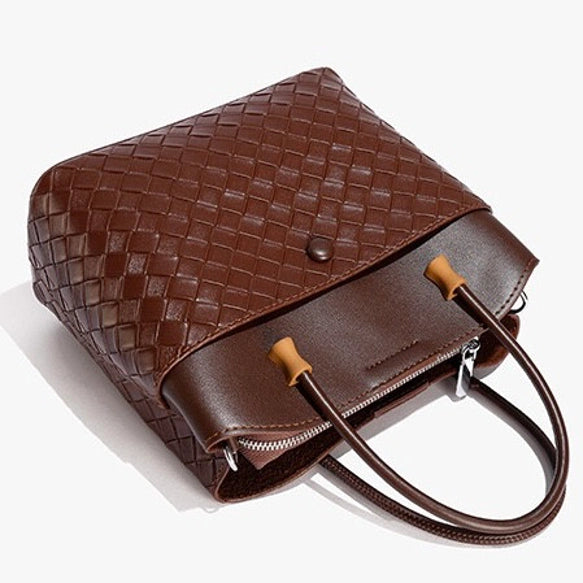 Structured Woven Tote Bag