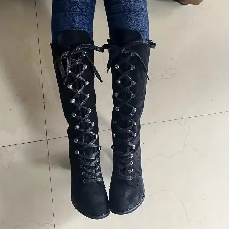 Women's Comfortable Heeled Knee-High Boots