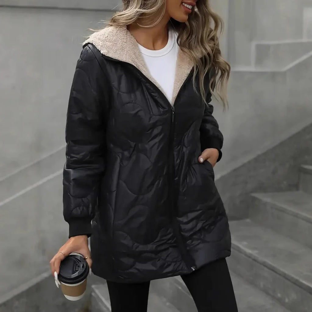 Women's Casual Hooded Cotton Jackets