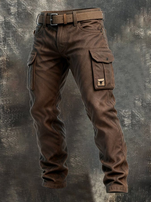 Men’s Insulated Cotton Canvas Utility Trousers