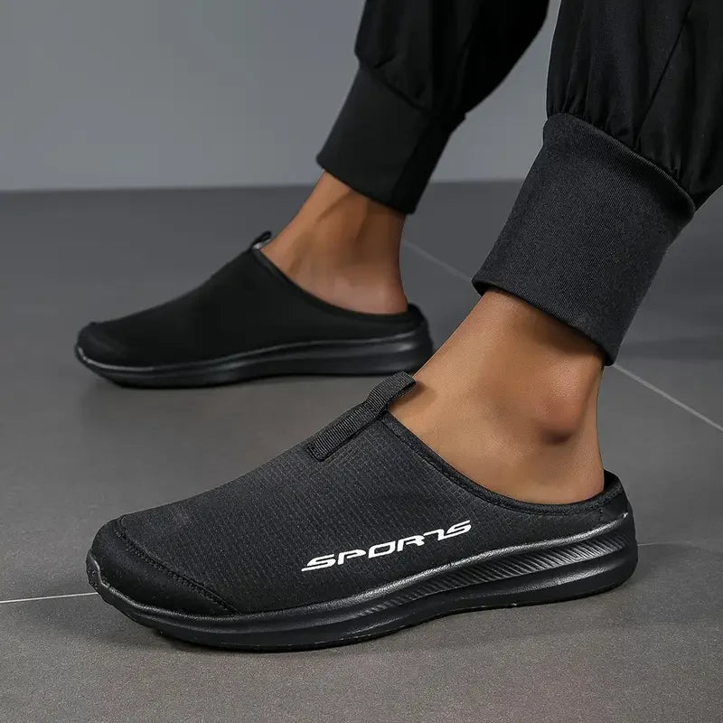 Men’s Breathable Sport Slip-On Slippers